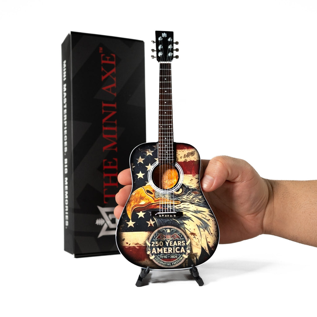 America 250 Miniature Guitar The Mini Axe