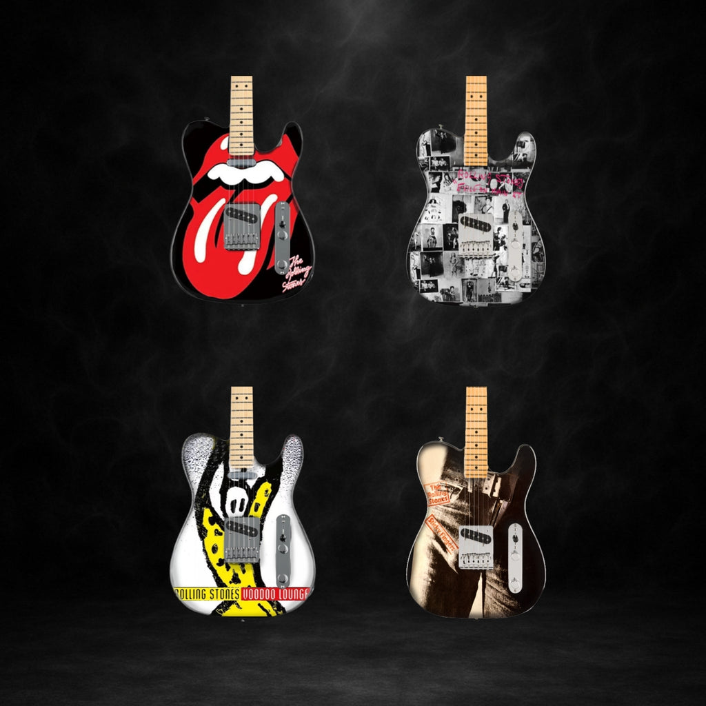 The Rolling Stones Icons Miniature Guitar Set The Mini Axe