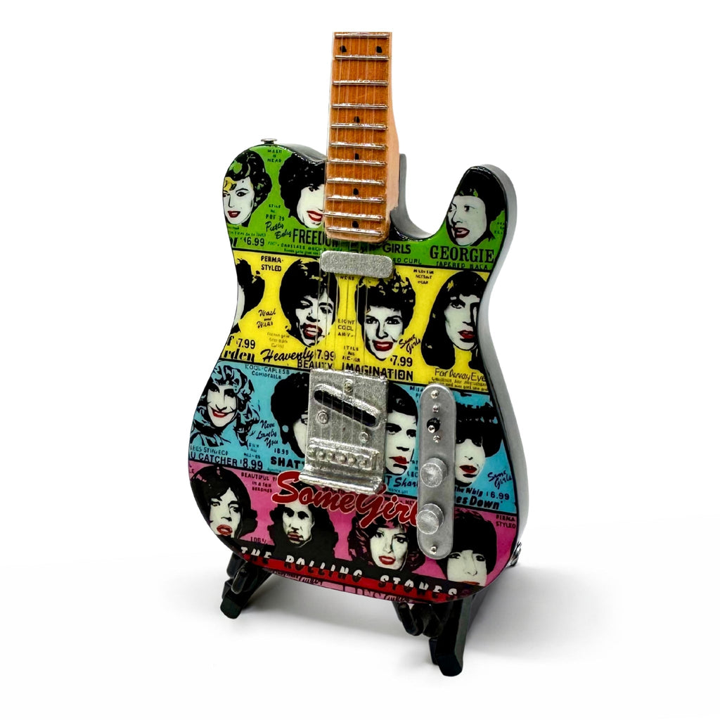 The Rolling Stones "Some Girls" Miniature Guitar The Mini Axe