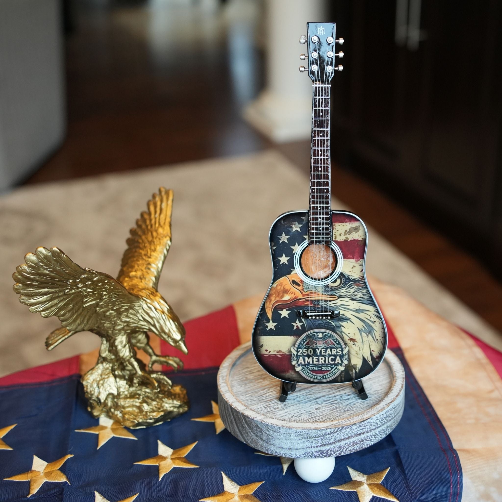 America 250 Miniature Guitar The Mini Axe