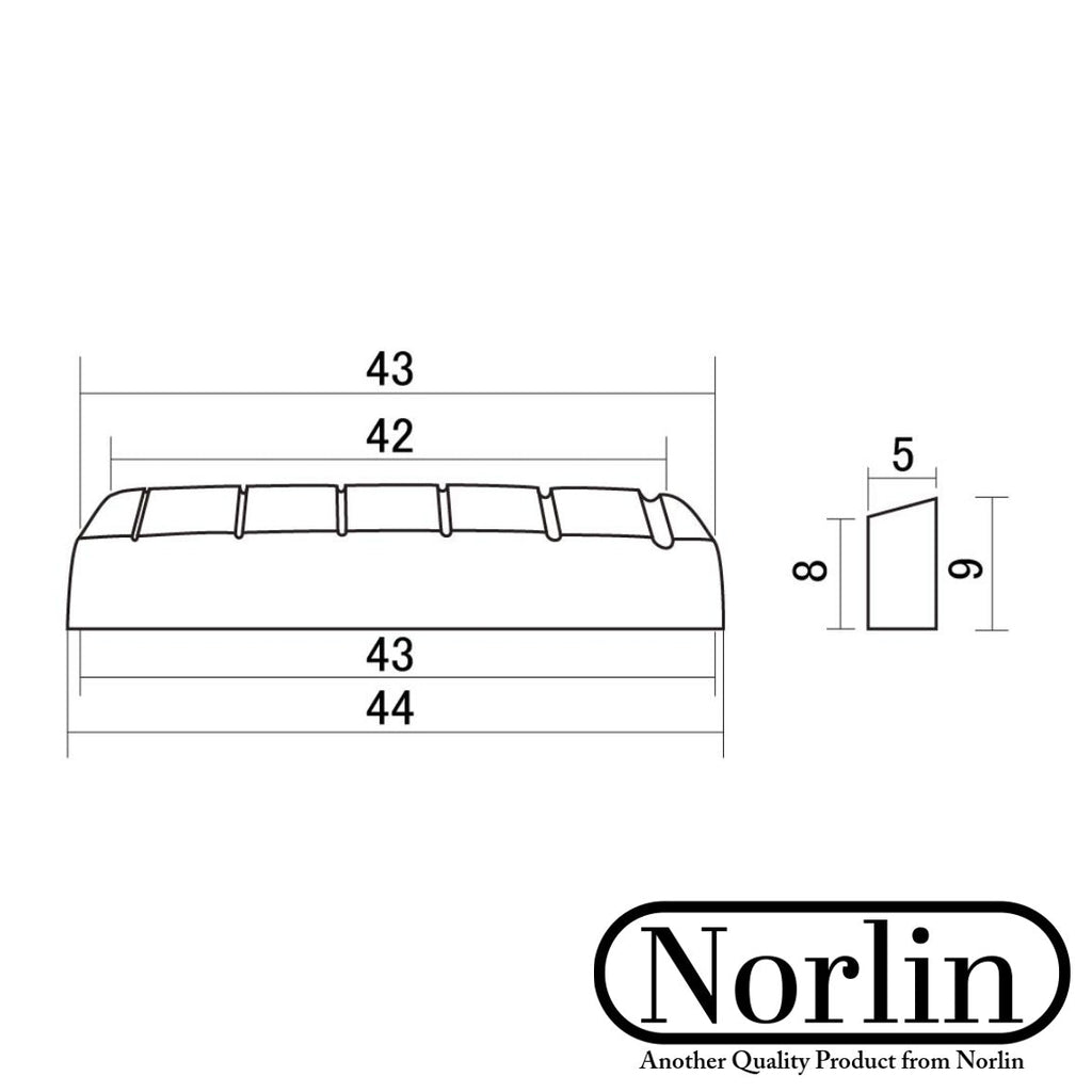Brass Shaped & Slotted Nut for Gibson® Guitars - Legacy Hardware Randy's LLC