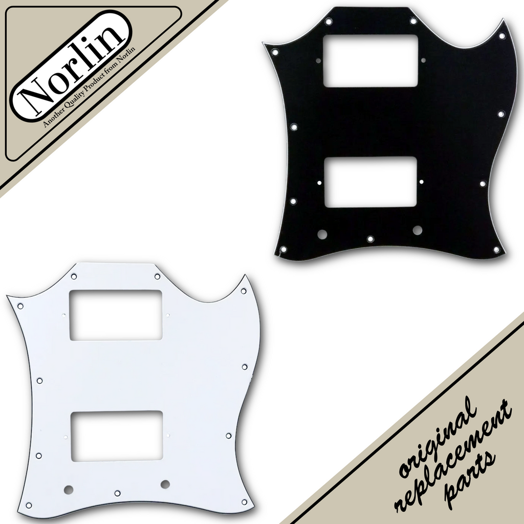 "11-Hole" Pickguard for Gibson® SG® Guitars w/ ABR-1 Bridge Posts Randy's LLC