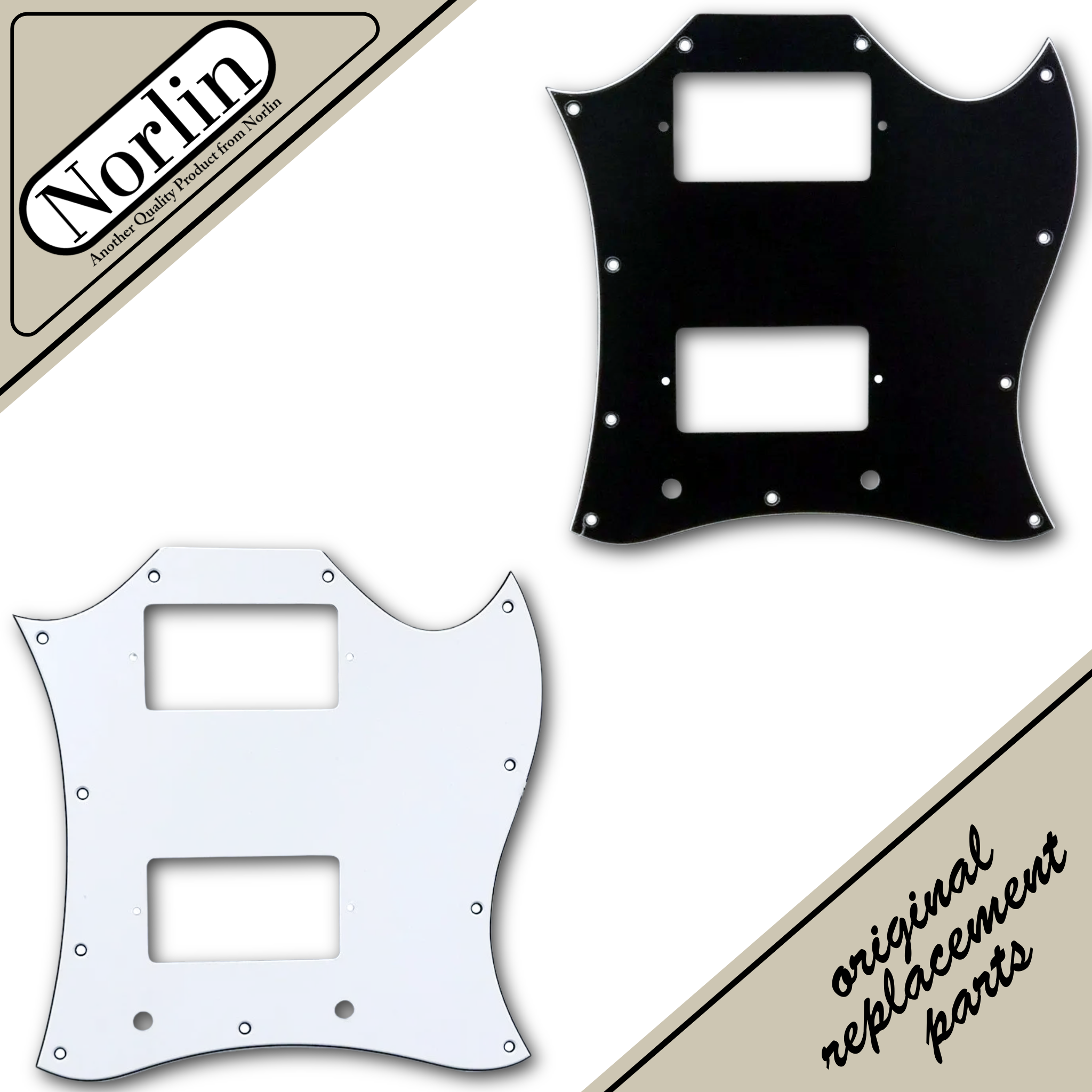 "11-Hole" Pickguard for Gibson® SG® Guitars w/ ABR-1 Bridge Posts Randy's LLC