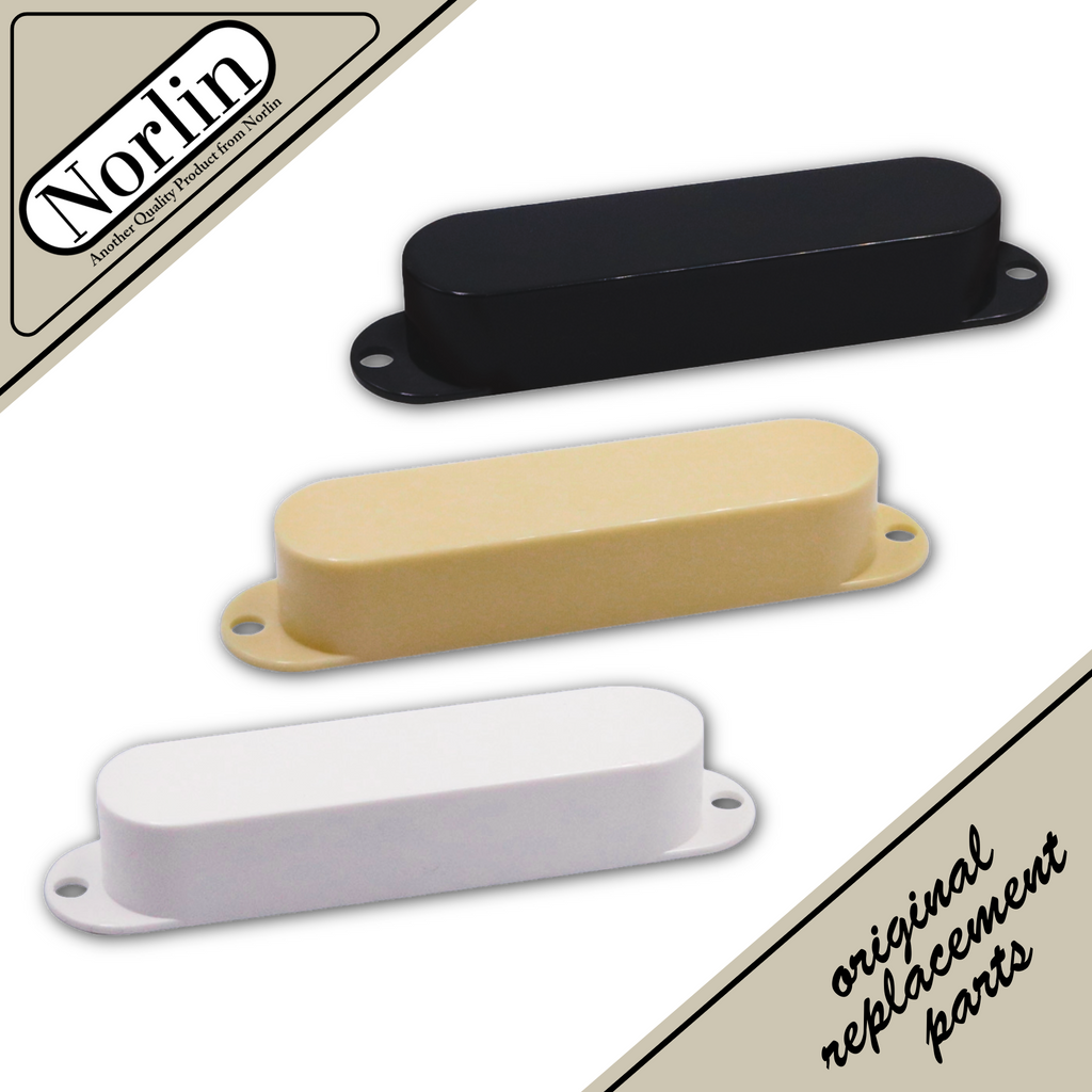 Plastic Single Coil Pickup Cover w/ No Holes for Fender® & Gibson® Guitars Randy's LLC