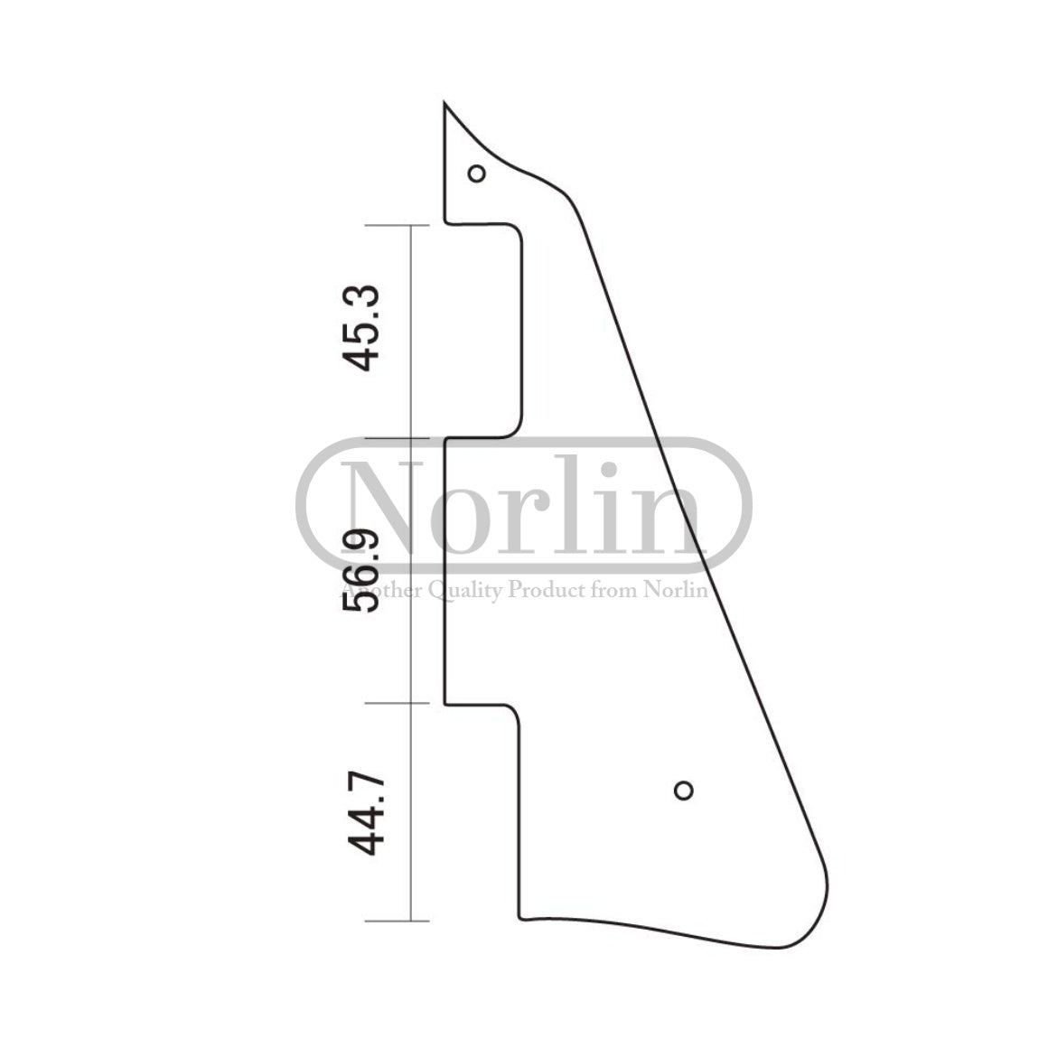 Historic Pickguard for '59 R9 1959 Gibson® Les Paul® Reissue Guitars Randy's LLC