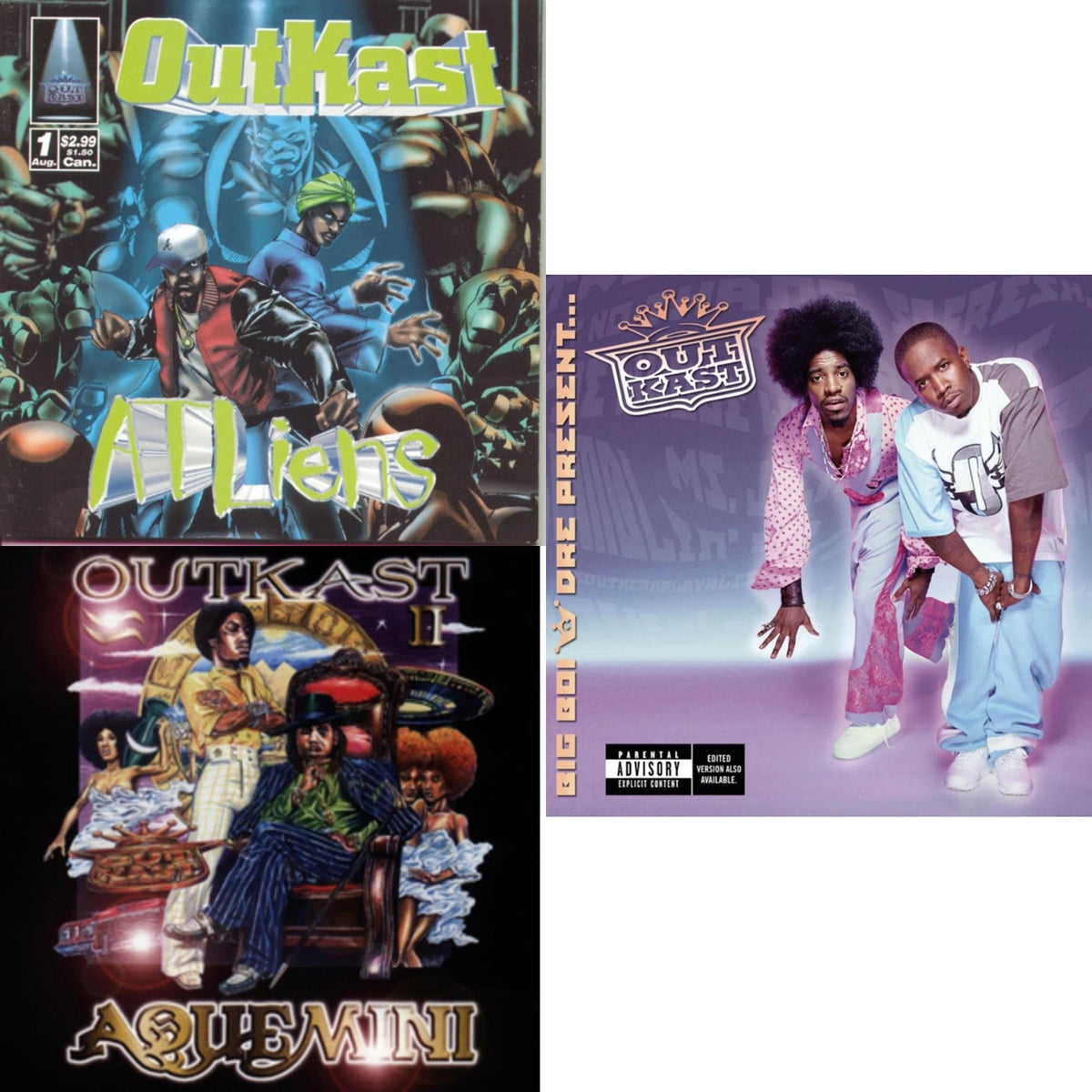 Atliens & Aquemini & Big Boi & Dre Present Outkast (Explicit) Bundle Music