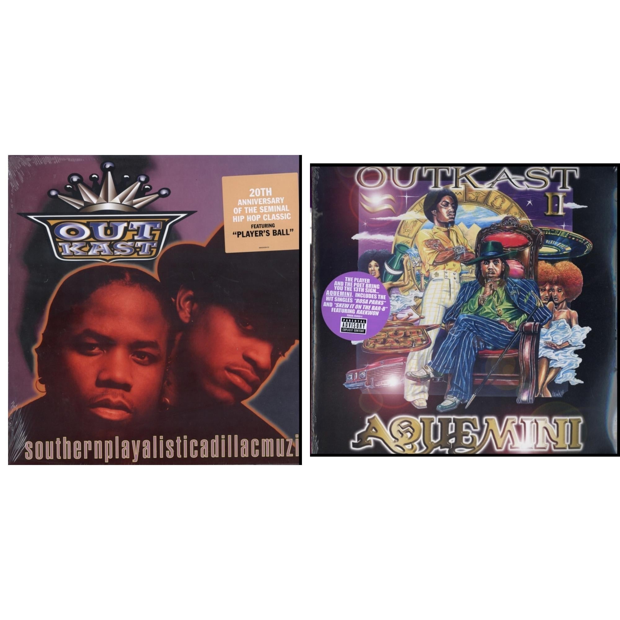 Outkast - Aquemini & Southernplayalisticadillacmuzik - LP Vinyl Bundle Bundle Music