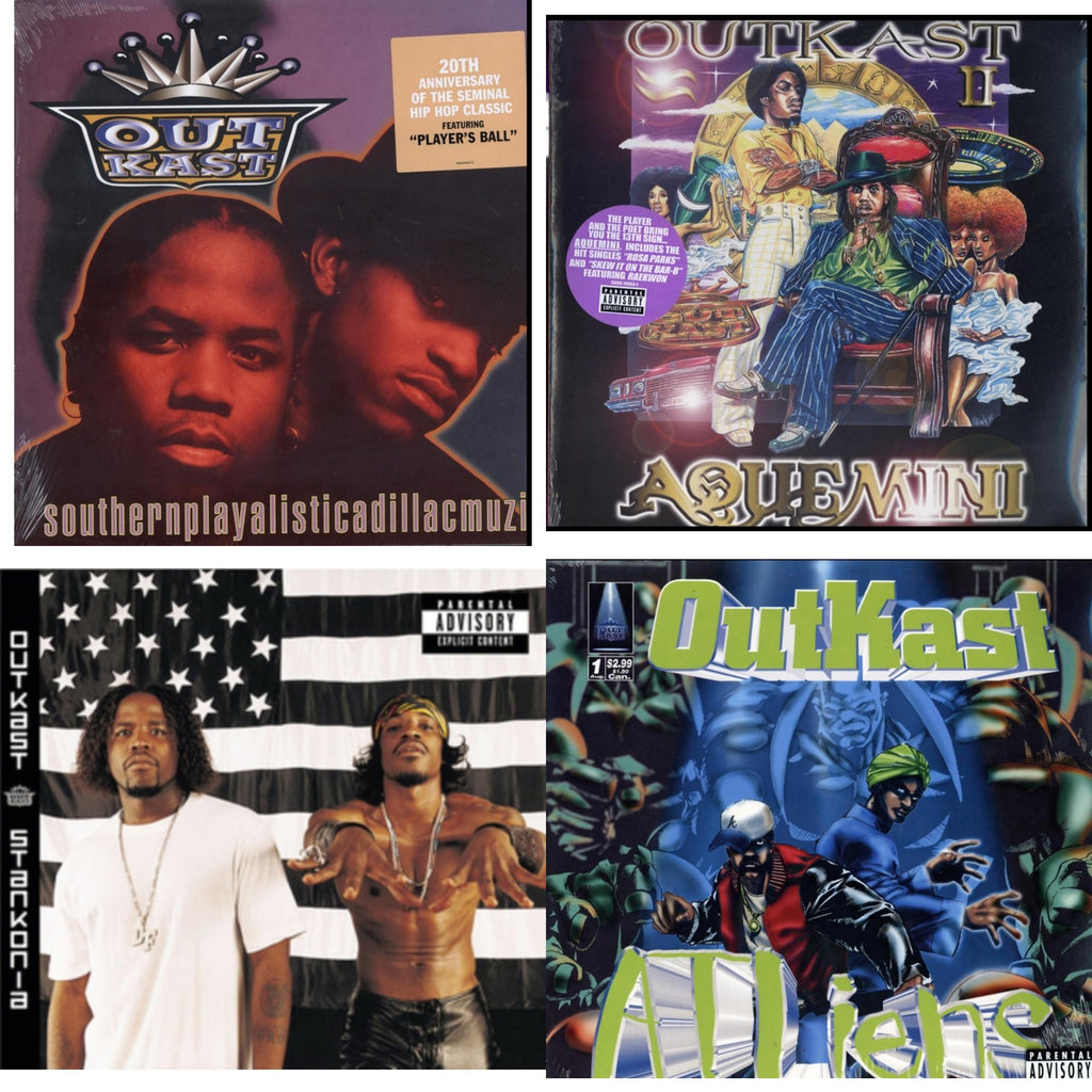 Outkast - Southernplayalisticadillacmuzik & Aquemini & Stankonia & Atliens - LP Vinyl Bundle Bundle Music