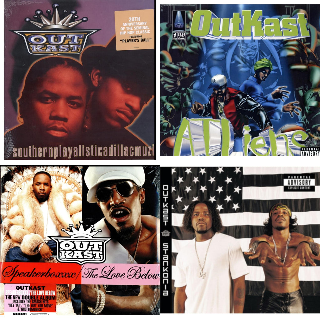Outkast - Southernplayalisticadillacmuzik & Atliens & Speakerboxxx / Love Below & Stankonia - LP Vinyl Bundle Bundle Music