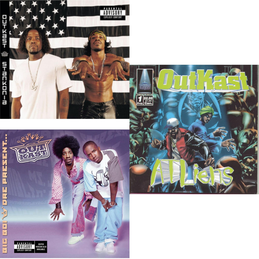 Outkast - Stankonia & Big Boi & Dre Present Outkast (Explicit) & Atliens - CD Bundle Bundle Music