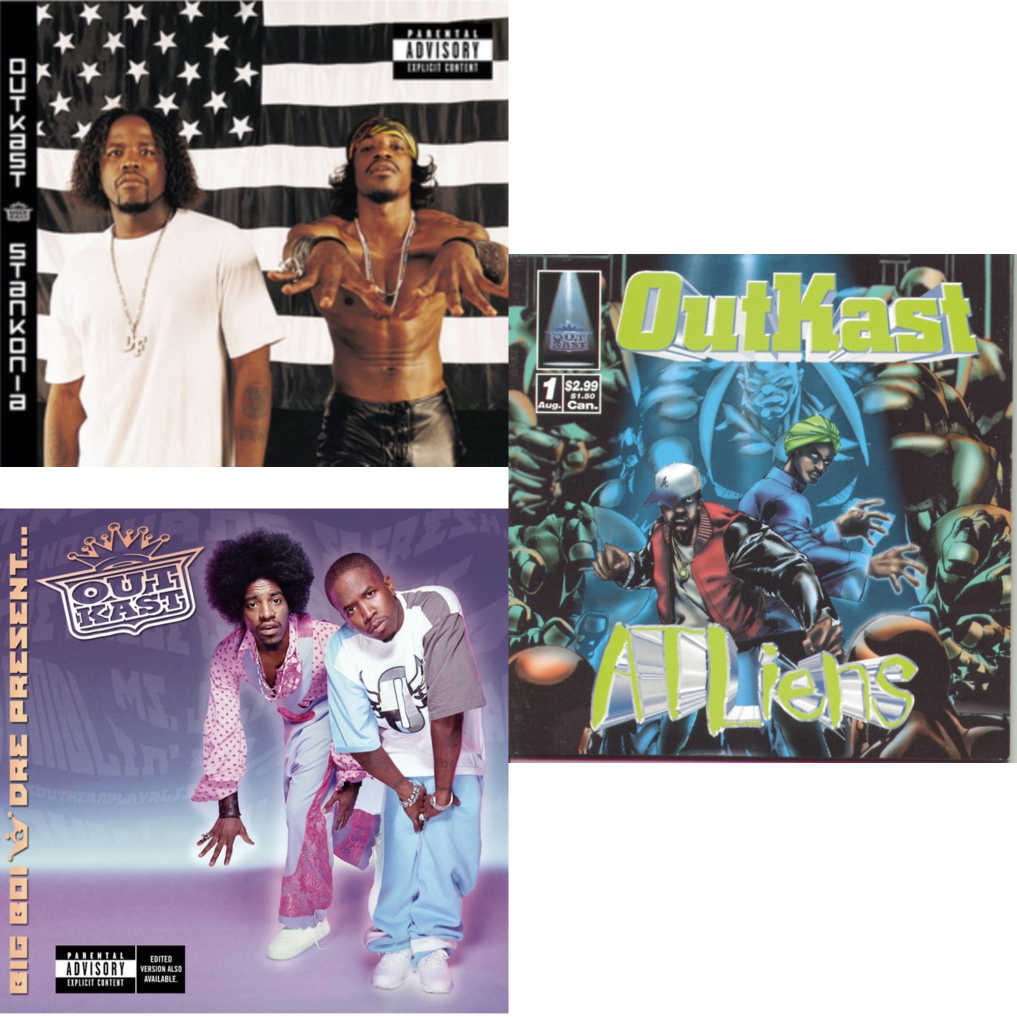 Outkast - Stankonia & Big Boi & Dre Present Outkast (Explicit) & Atliens - CD Bundle Bundle Music