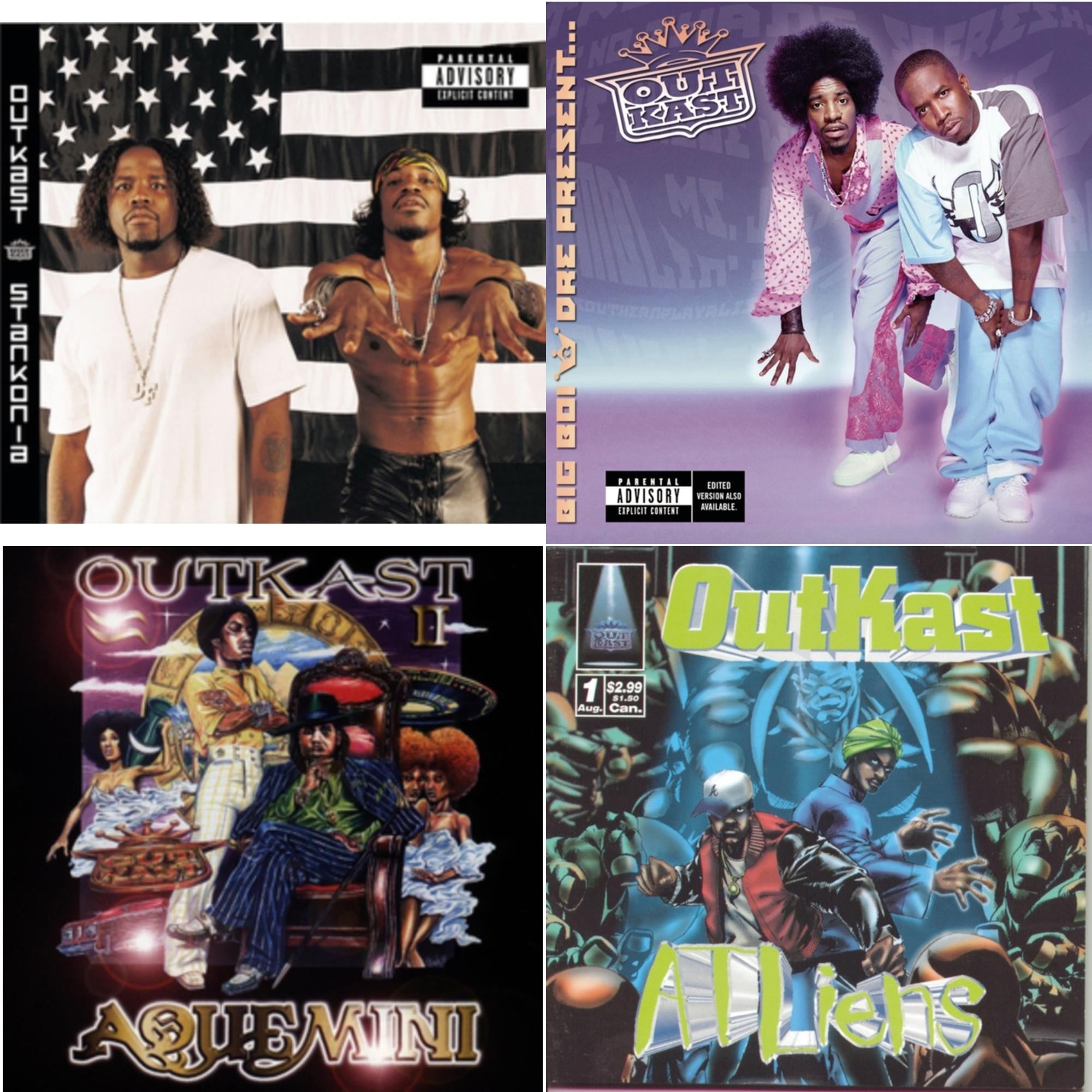 Atliens & Aquemini & Stankonia & Big Boi & Dre Present Outkast (Explicit) Bundle Music