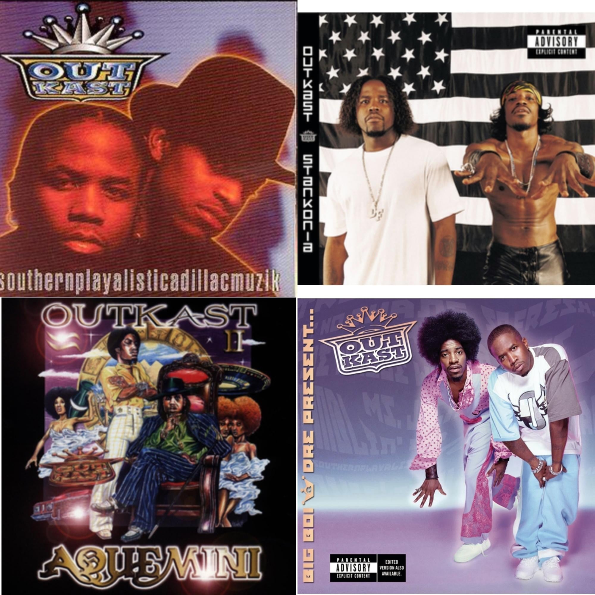 Southernplayalisticadillacmuzik & Aquemini & Stankonia & Big Boi & Dre Present Outkast (Explicit) Bundle Music