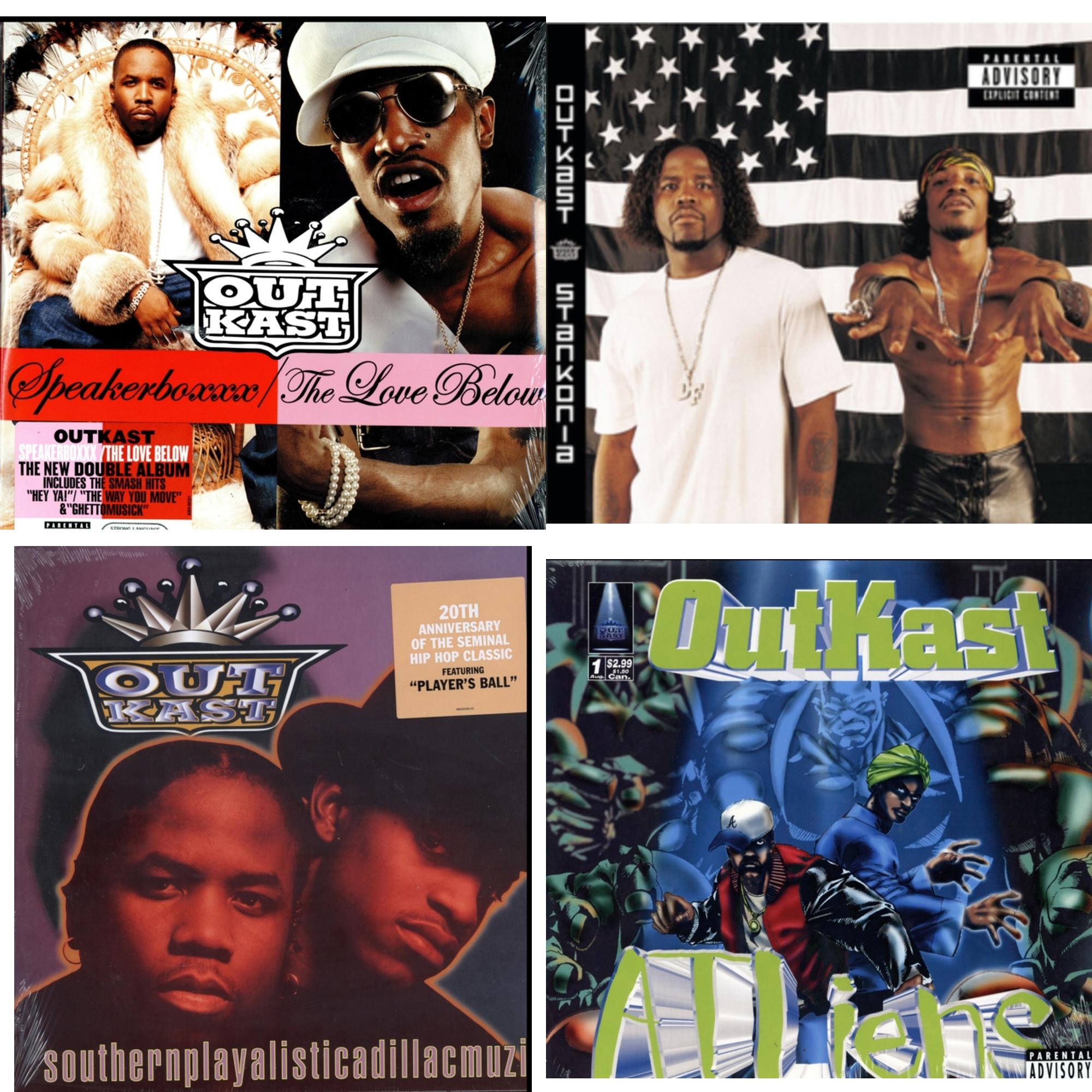 Outkast - Speakerboxxx / Love Below & Stankonia & Southernplayalisticadillacmuzik & Atliens - LP Vinyl Bundle Bundle Music