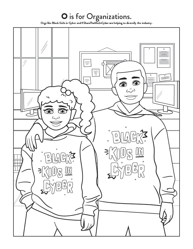 The ABCs of Cybersecurity Coloring & Activity Book HBCU Prep School