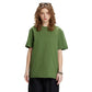 Solid color T-shirt summer breathable loose short-sleeved round neck men and women