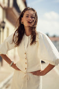 CRINKLE CREAM VEST profile-nyc