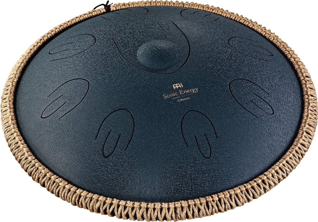 16" Octave Steel Tongue Drum, D Amara, Navy Blue Utah Energy Healing Center