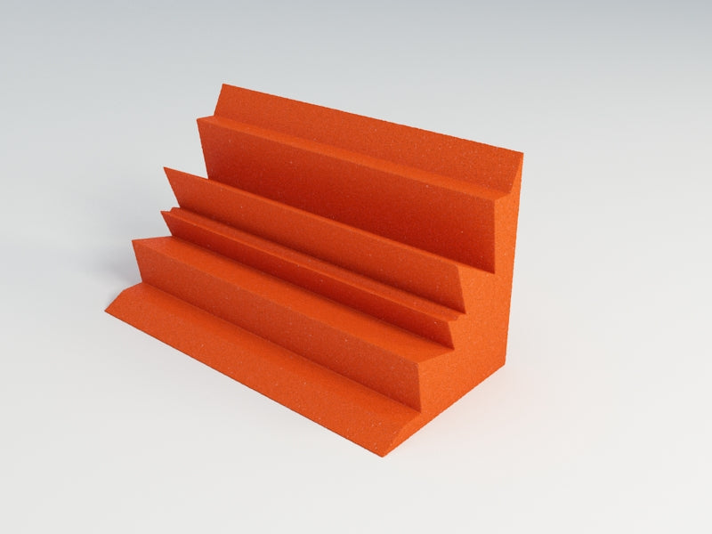 Acoustic Foam Corner Bass Traps, 12 x 12 x 24 Inch, NRC 1.20, 13 Colors SoundAssured