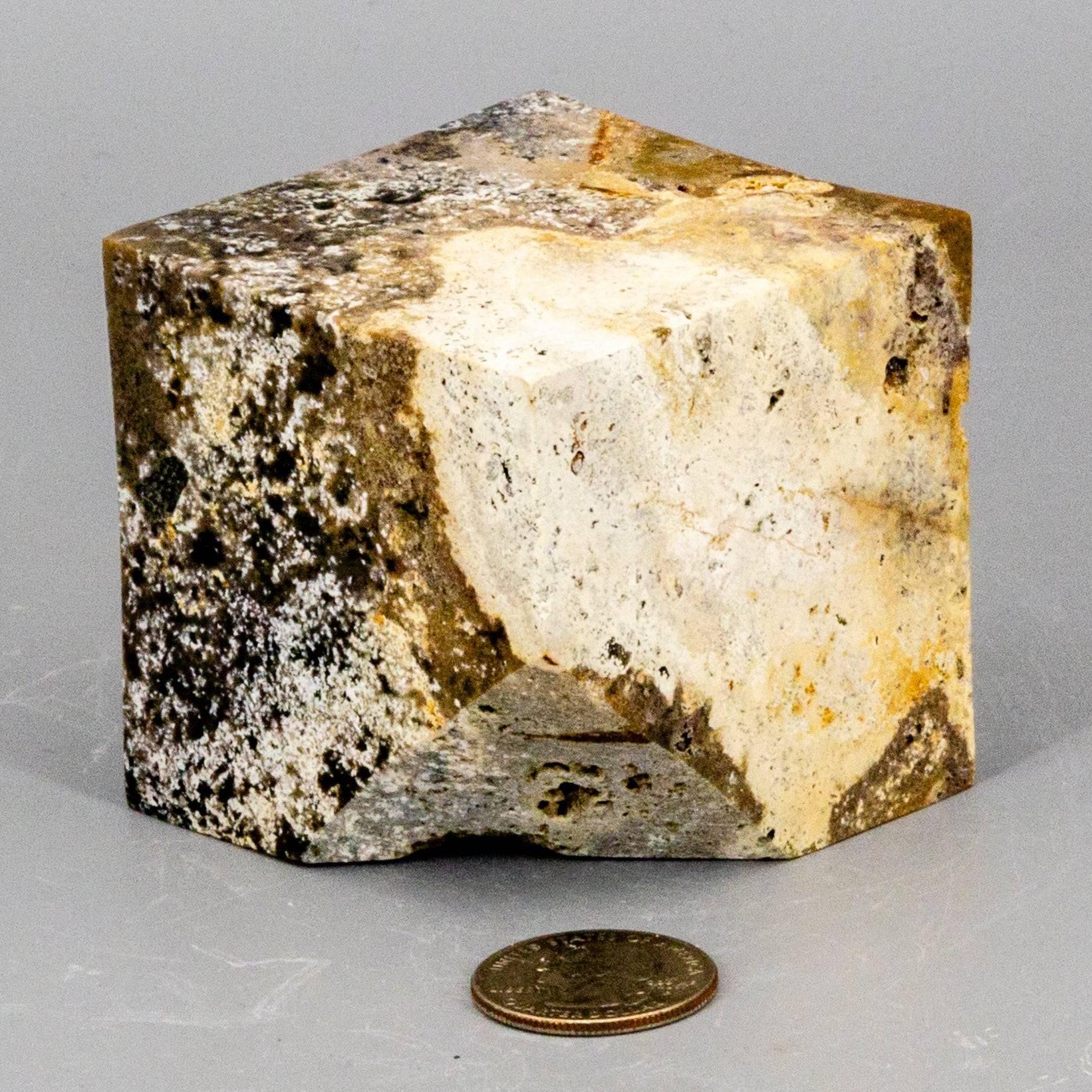 Ocean Jasper Crystal Cut Corner Cube Polished Stone Crystal Destiny