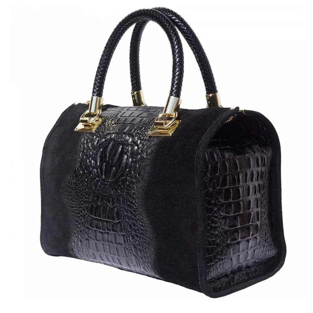 Emma Leather Boston-Bag FashionMojos.com