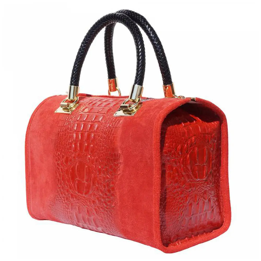Emma Leather Boston-Bag FashionMojos.com