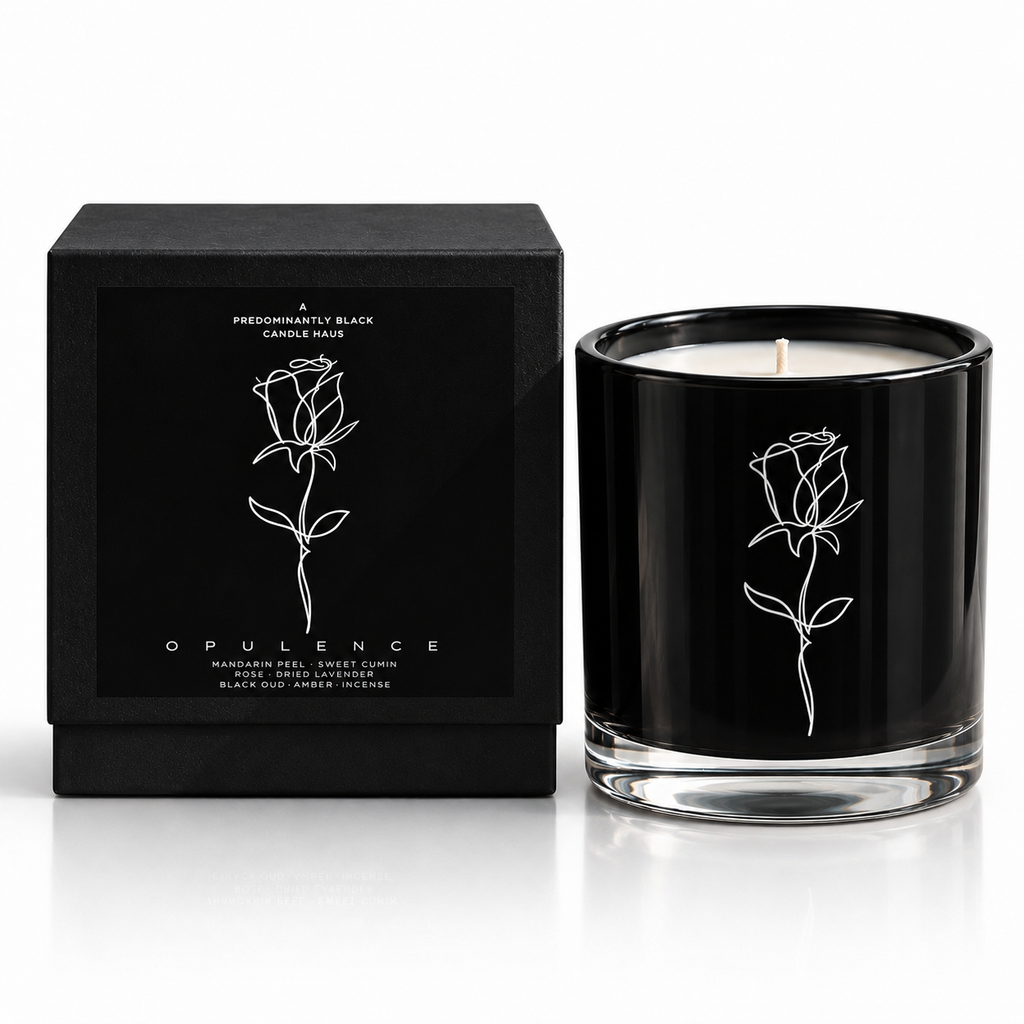 AN OPULENCE CANDLE Predominantly Black