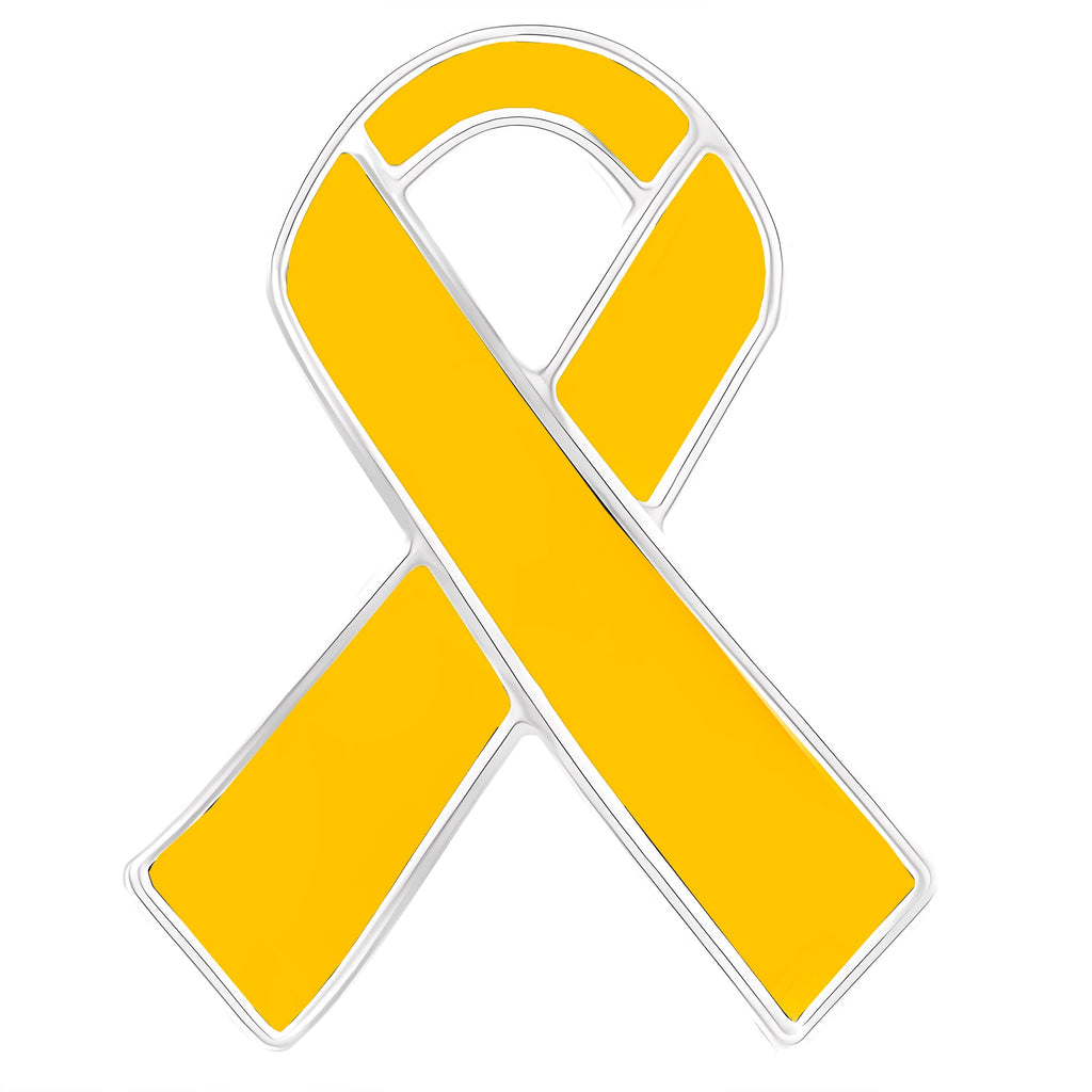 10 Pack Childhood Cancer Gold Ribbon Awareness Pins The Awareness Company