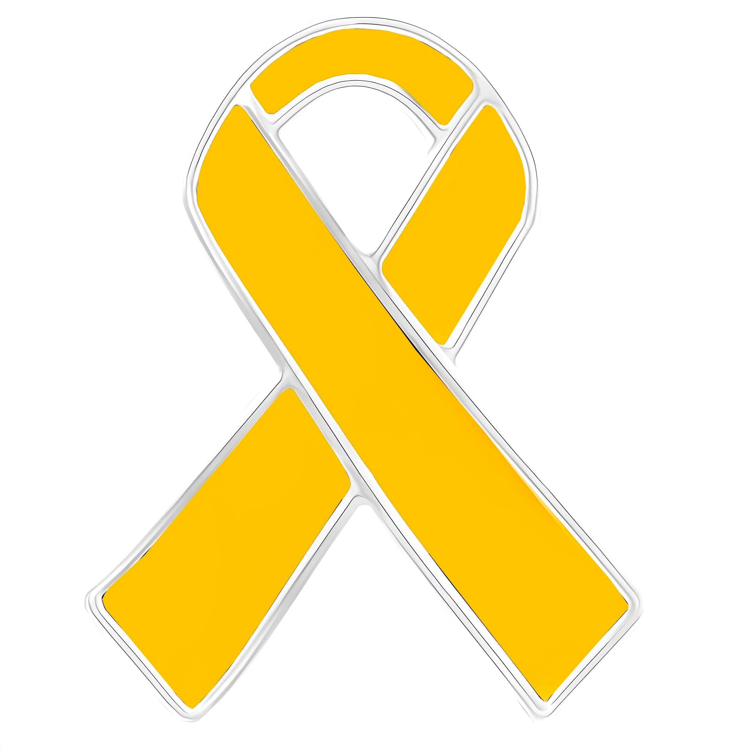 10 Pack Childhood Cancer Gold Ribbon Awareness Pins The Awareness Company