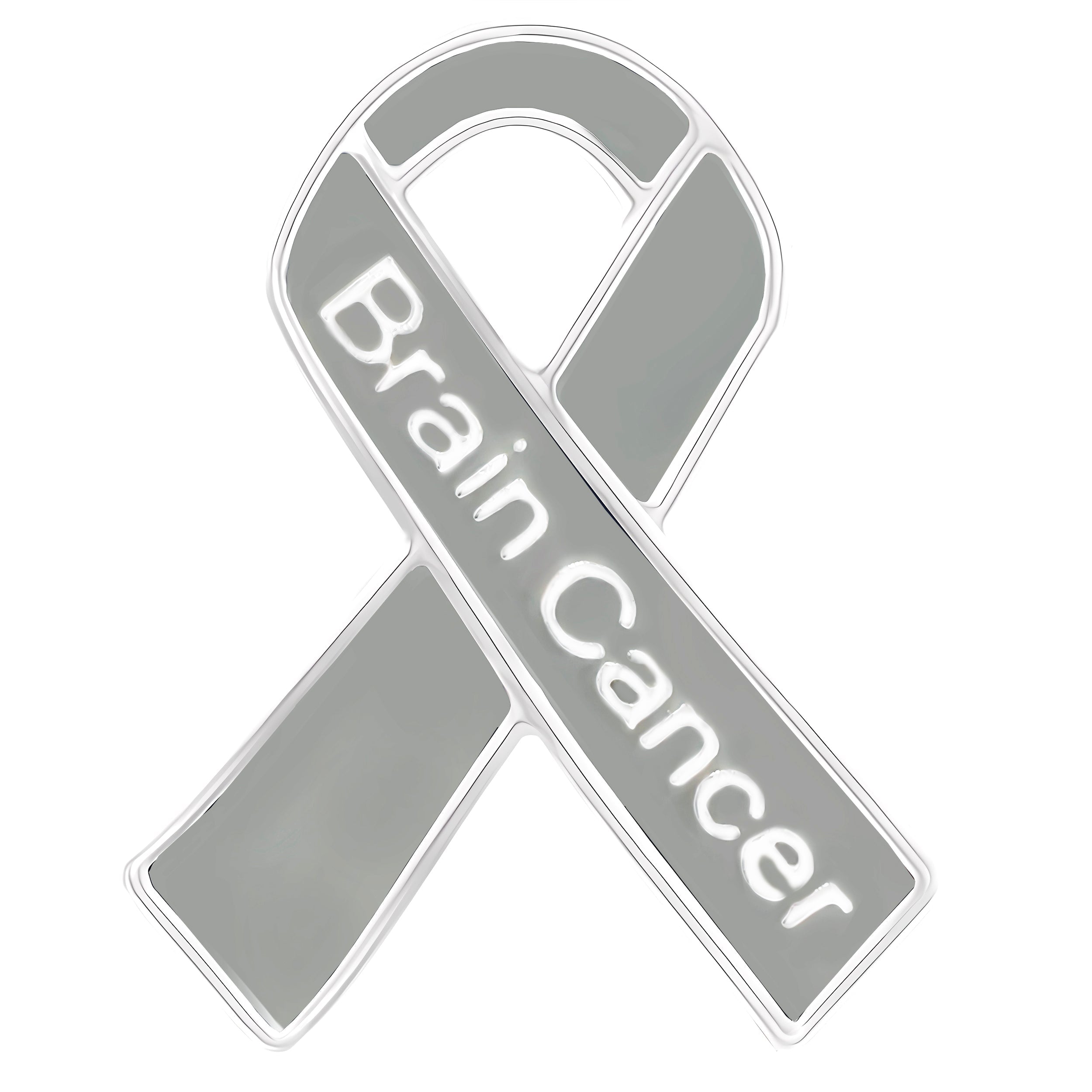 10 Pack Brain Cancer Awareness Ribbon Pins The Awareness Company