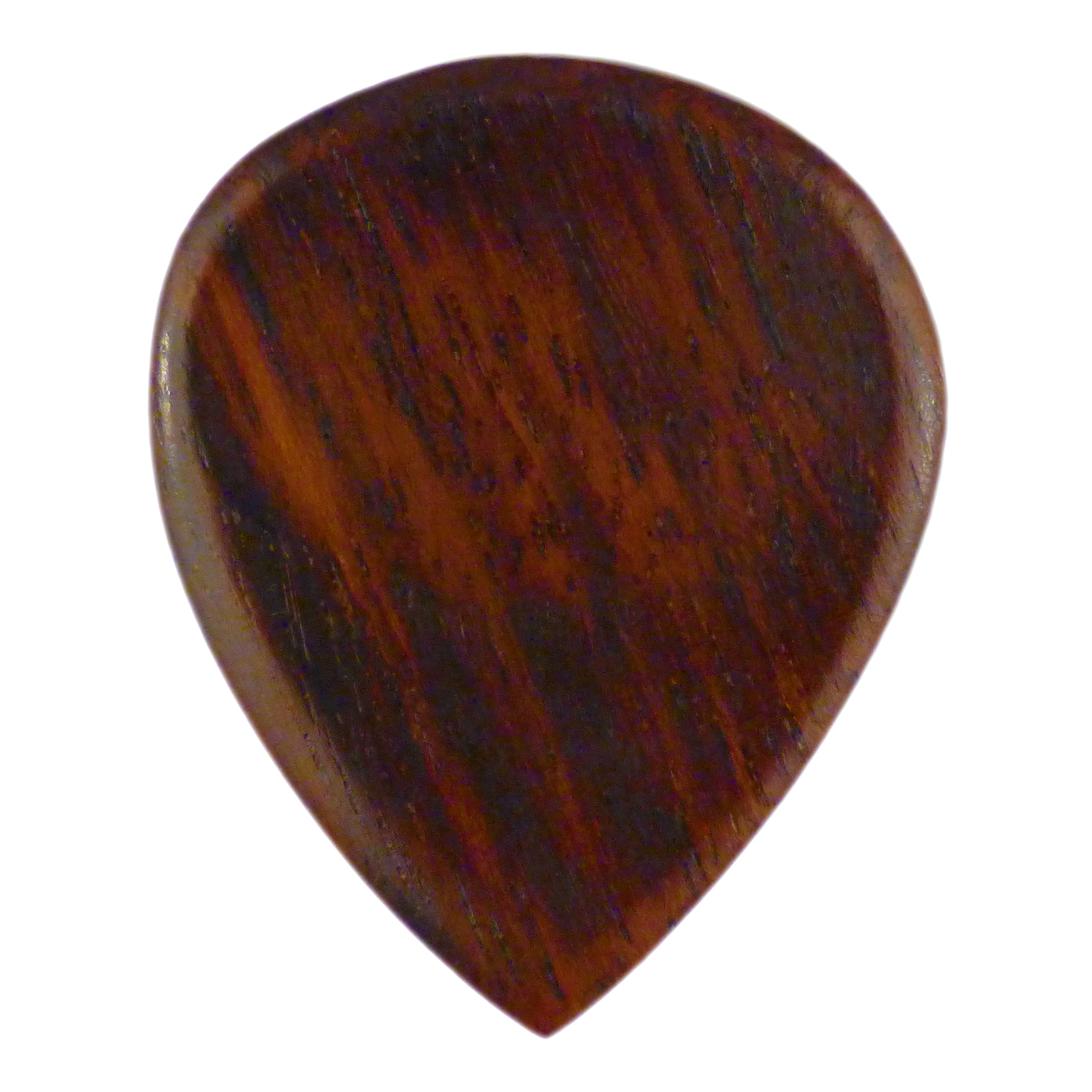 Rosewood Guitar Or Bass Pick - 3.0 mm Ultra Heavy Gauge - 351 Groove Shape - Natural Finish Handmade Specialty Exotic Plectrum Exotic Plectrums