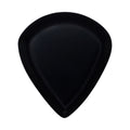 Black Obsidian Volcanic Glass Stone Guitar Or Bass Pick - 3.0 mm Ultra Heavy Gauge - Jazz Shape - Specialty Handmade Gemstone Exotic Plectrum Exotic Plectrums