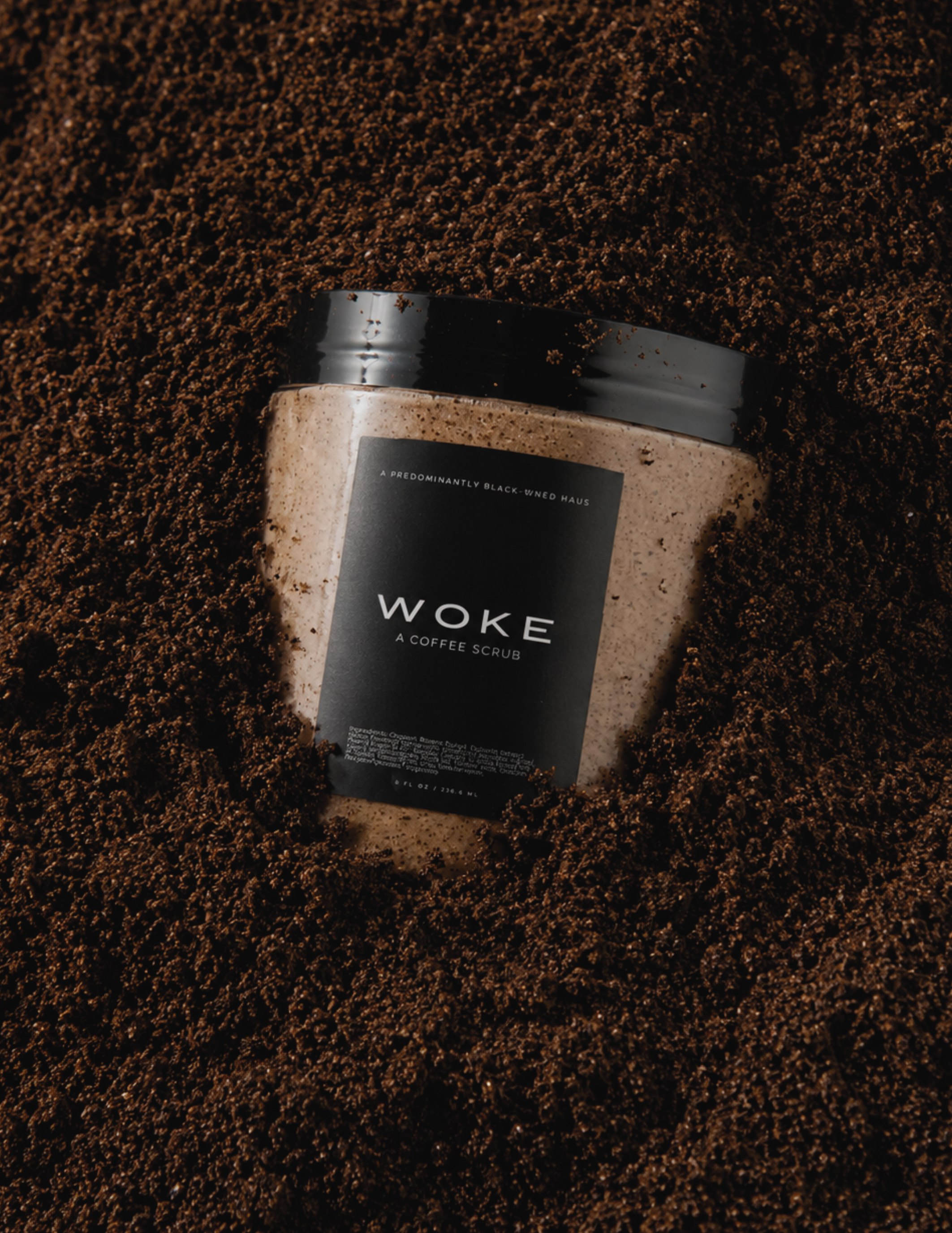 WOKE - A FOAMING COFFEE SCRUB Predominantly Black