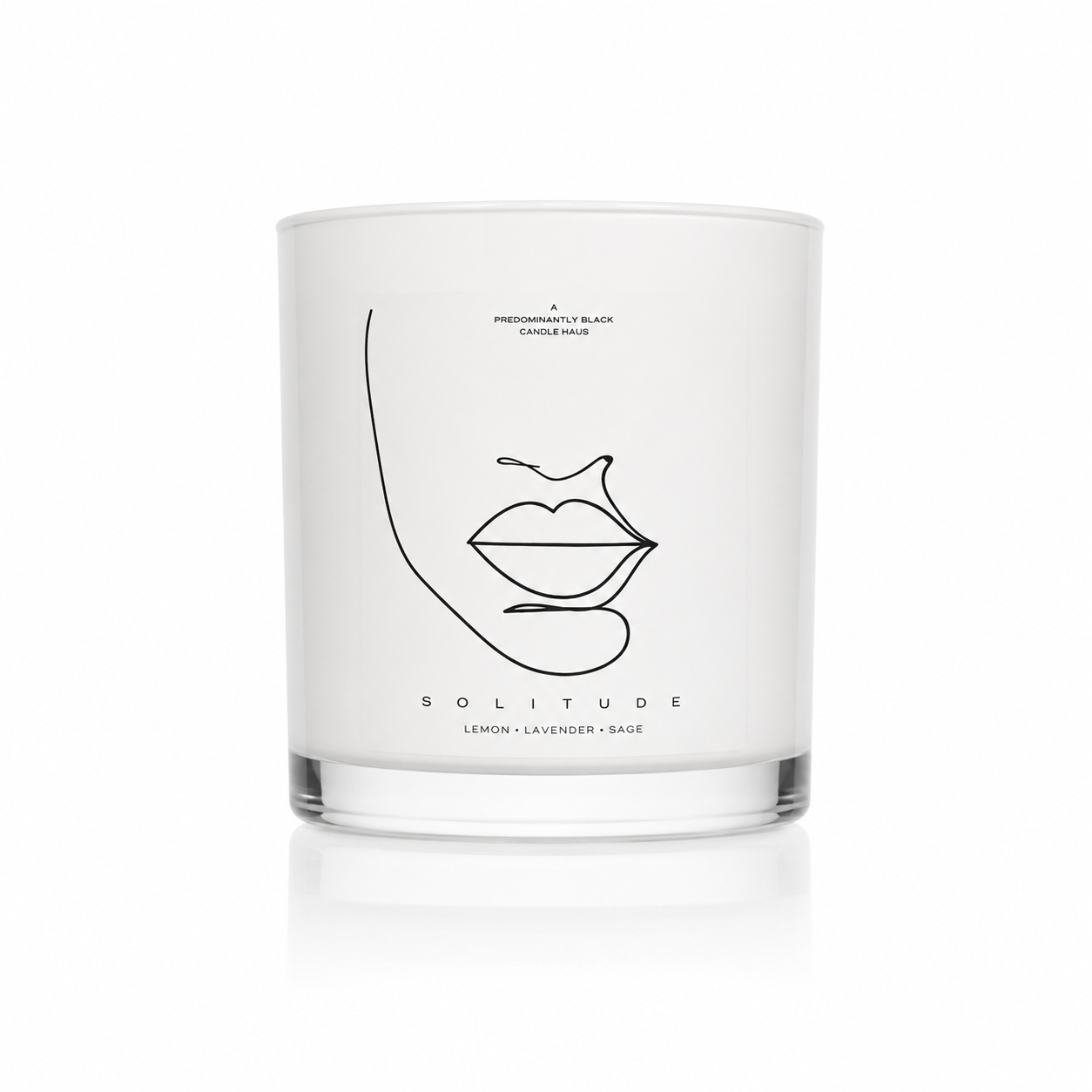 A SOLITUDE CANDLE - ORIGINAL ARTWORK Predominantly Black