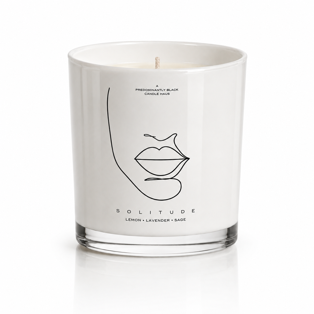 A SOLITUDE CANDLE Predominantly Black