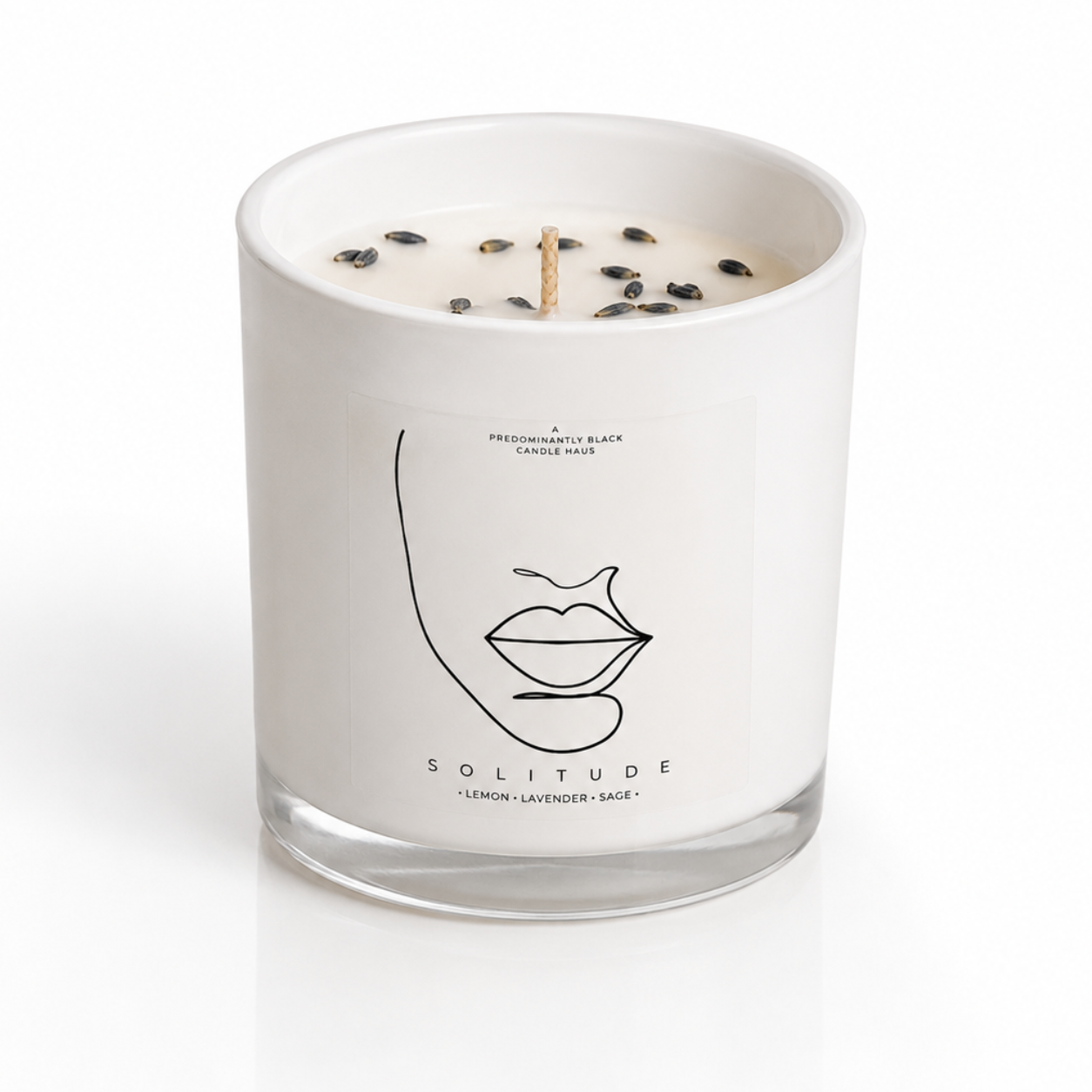 A SOLITUDE CANDLE - ORIGINAL ARTWORK Predominantly Black