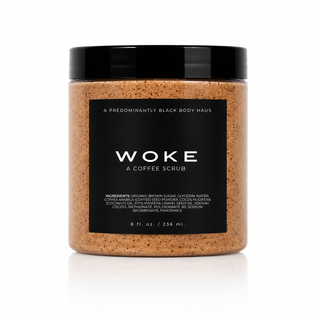 WOKE - A FOAMING COFFEE SCRUB Predominantly Black