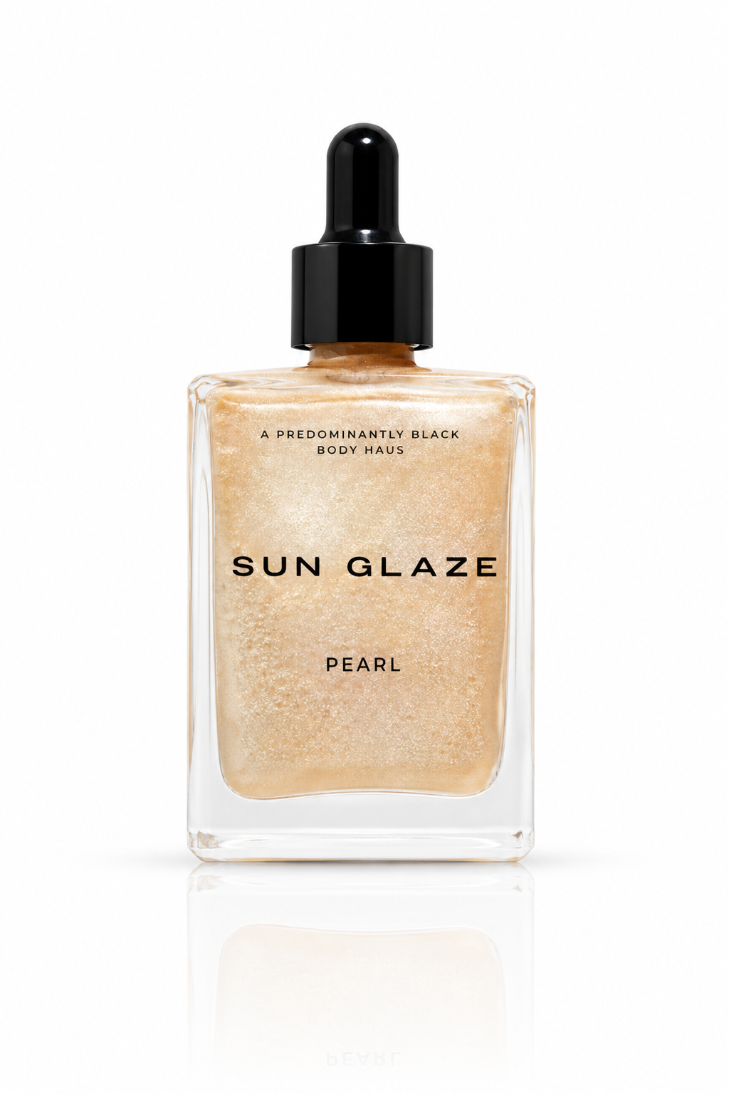 SUN GLAZE, A SHIMMER OIL Predominantly Black