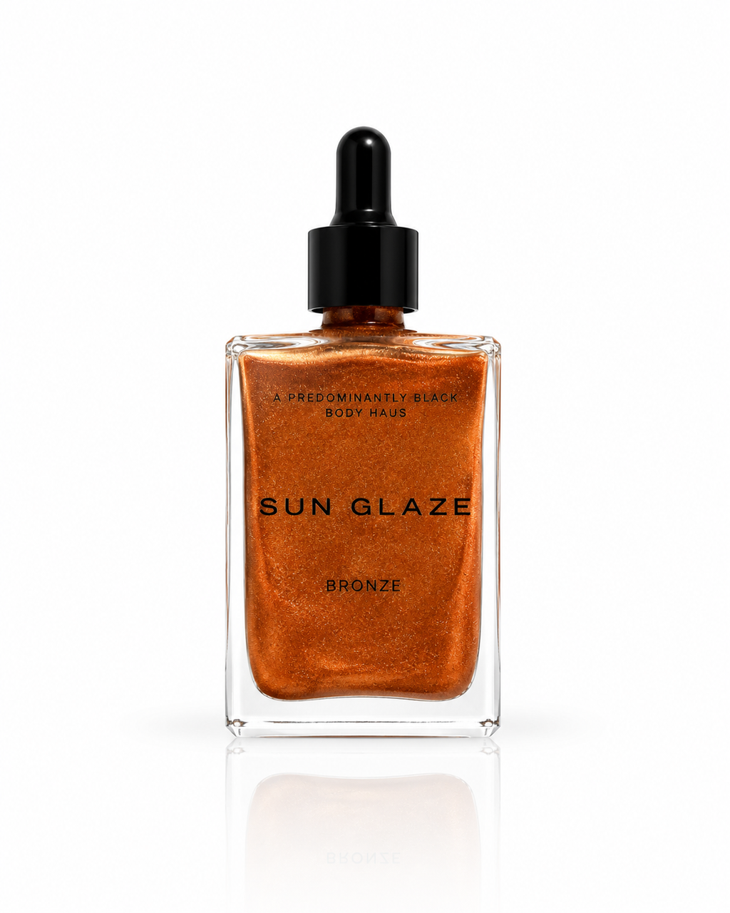 SUN GLAZE, A SHIMMER OIL Predominantly Black