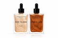 SUN GLAZE, A SHIMMER OIL Predominantly Black