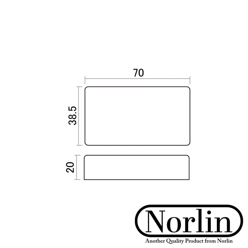 Plastic Humbucker Pickup Cover w/ No Holes for Gibson® & EMG® Randy's LLC