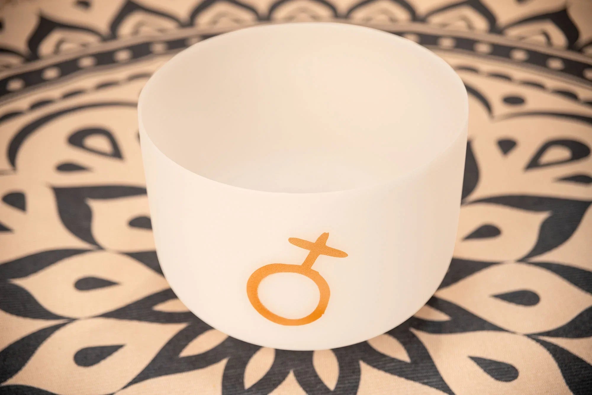 12" Planetary Tuned Crystal Singing Bowl, Earth Platonic Year 172.06 Hz Utah Energy Healing Center