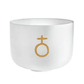 12" Planetary Tuned Crystal Singing Bowl, Earth Year / Om 136.10 Hz Utah Energy Healing Center