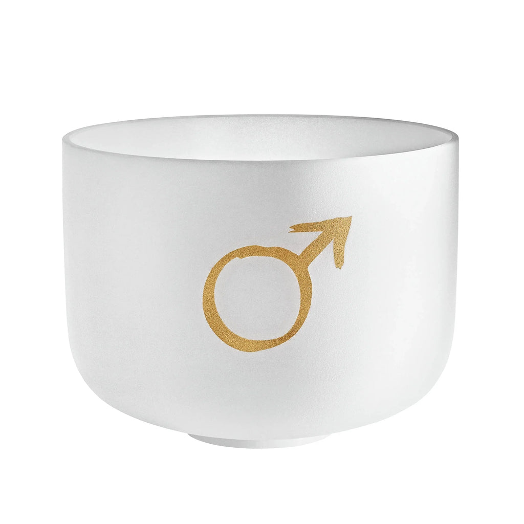 12" Planetary Tuned Crystal Singing Bowl, Mars 144.72 Hz Utah Energy Healing Center