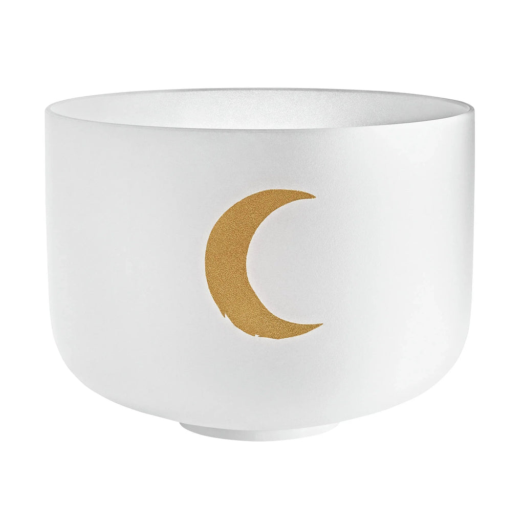 12" Planetary Tuned Crystal Singing Bowl, Synodic Moon 210.42 Hz Utah Energy Healing Center
