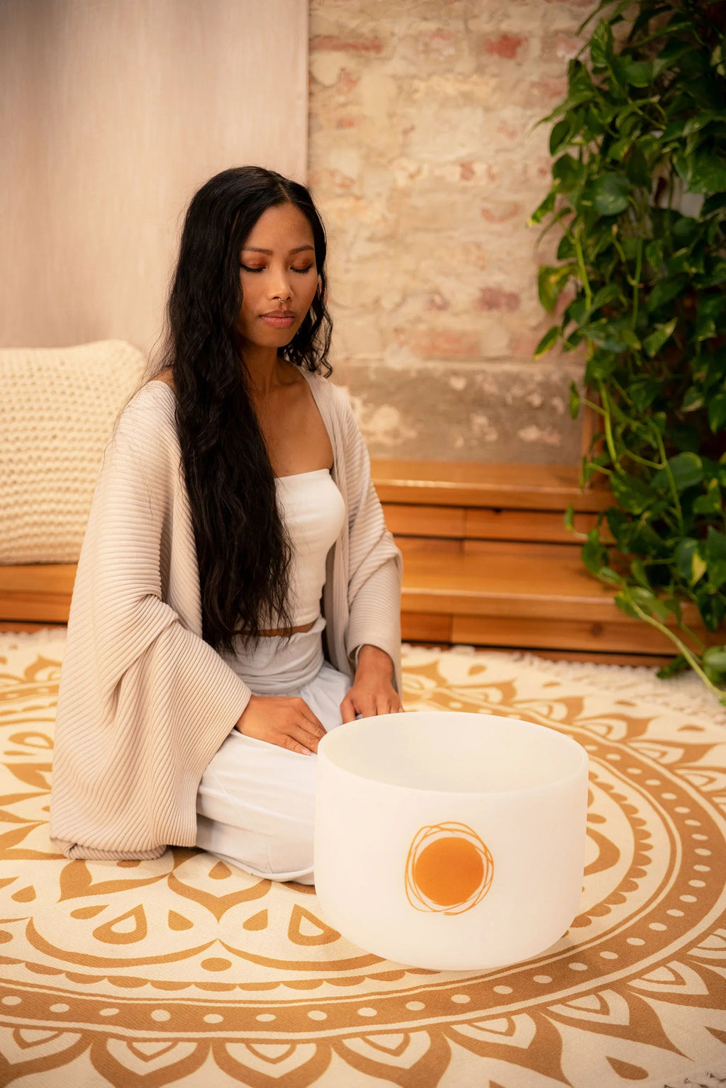 12" Planetary Tuned Crystal Singing Bowl, Schumann Resonance 250.56 Hz Utah Energy Healing Center