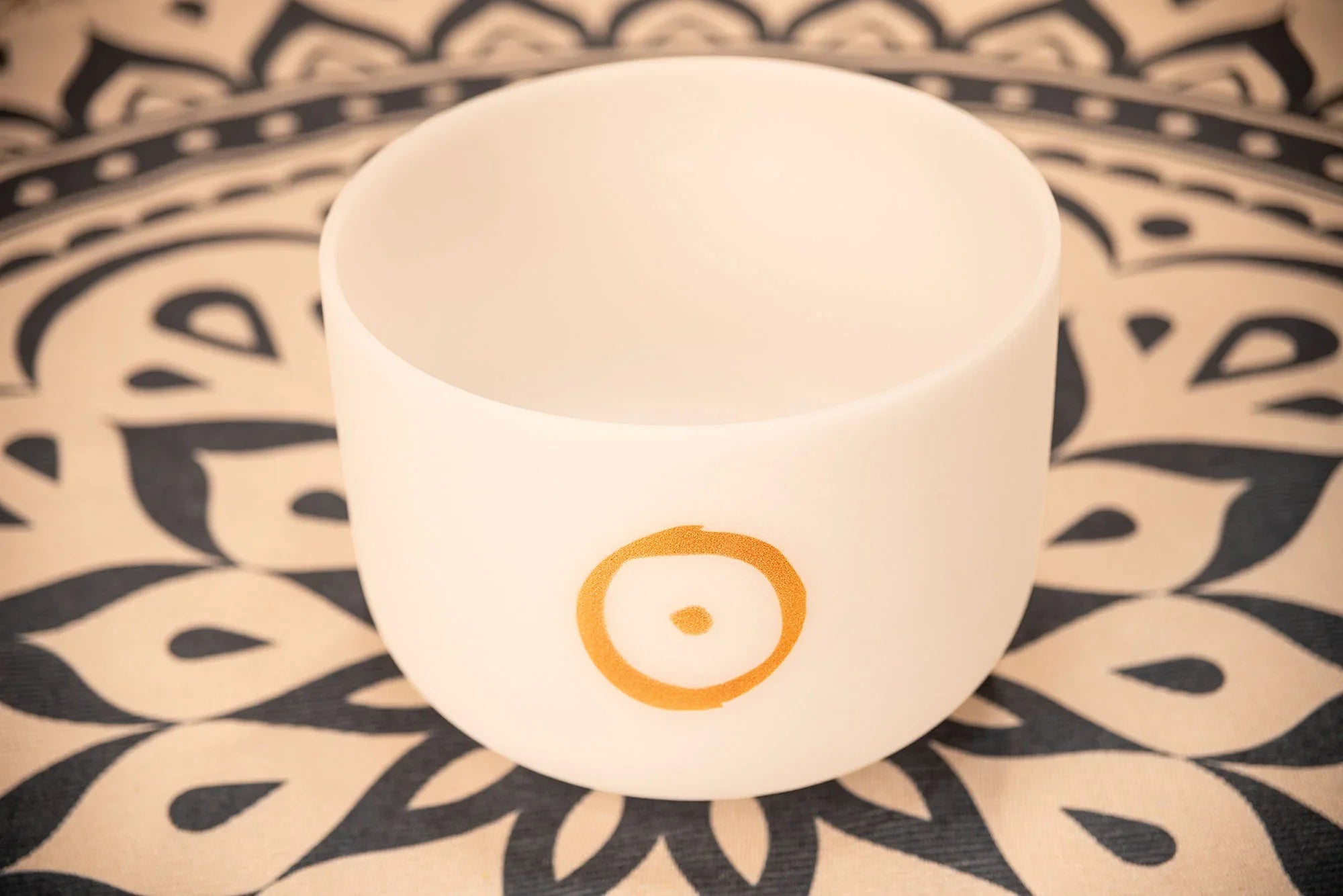 12" Planetary Tuned Crystal Singing Bowl, Sun 126.22 Hz Utah Energy Healing Center