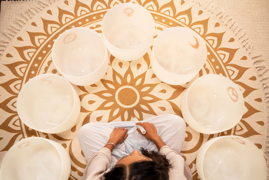 7 Planetary Crystal Singing Bowls - Cosmic Chakra Set Sound Healing LAB