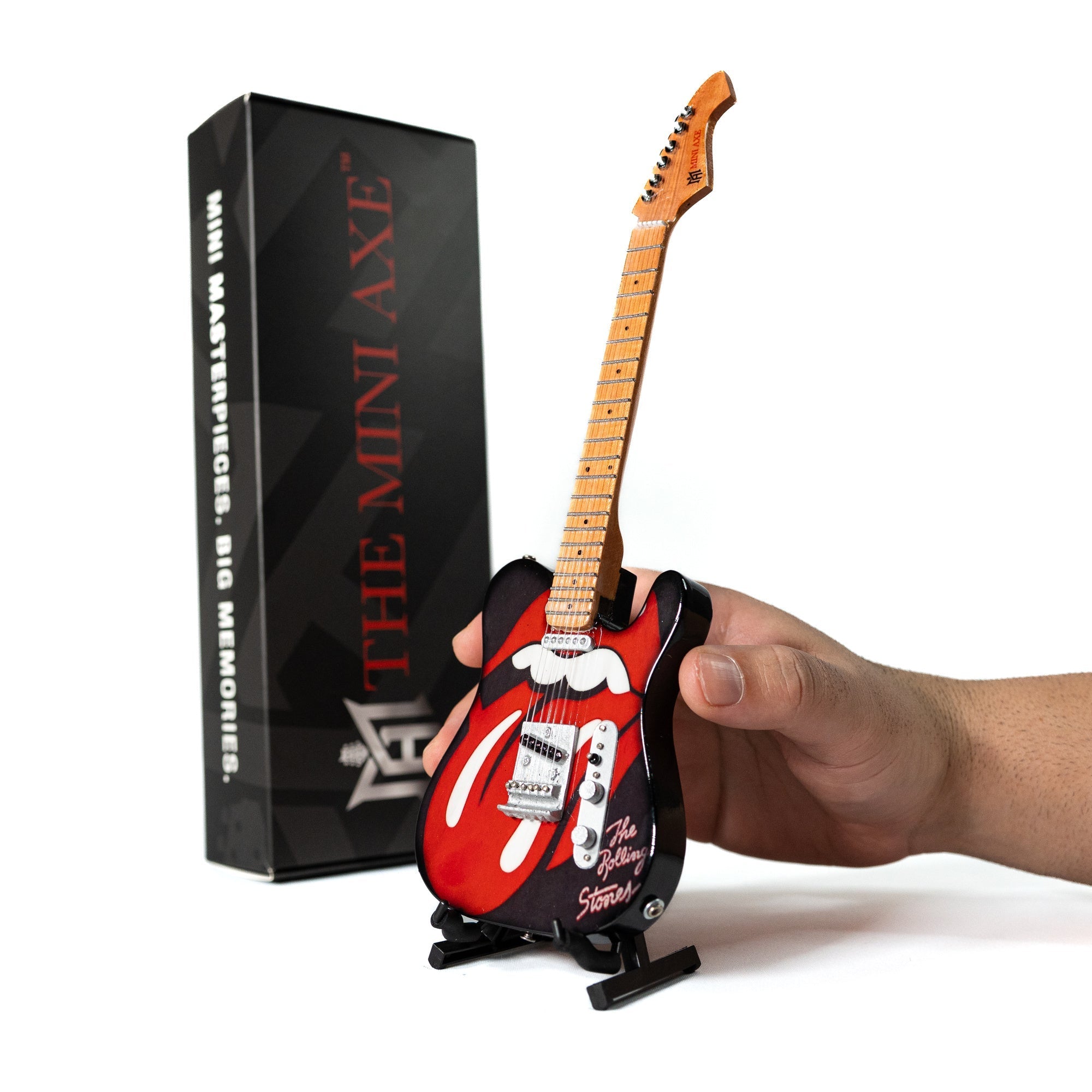 The Rolling Stones "Tongue and Lips" Mini Axe The Mini Axe