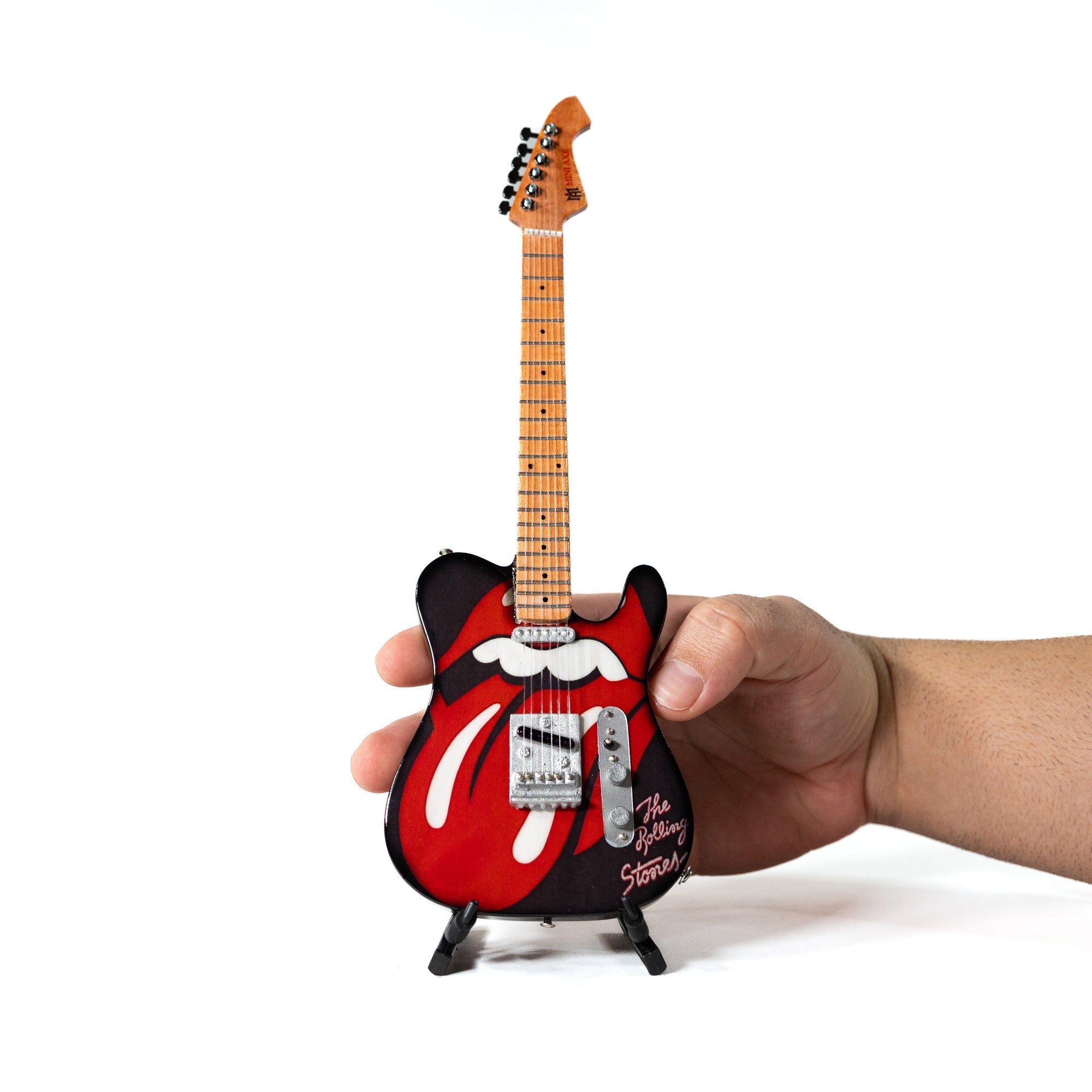 The Rolling Stones "Tongue and Lips" Mini Axe The Mini Axe